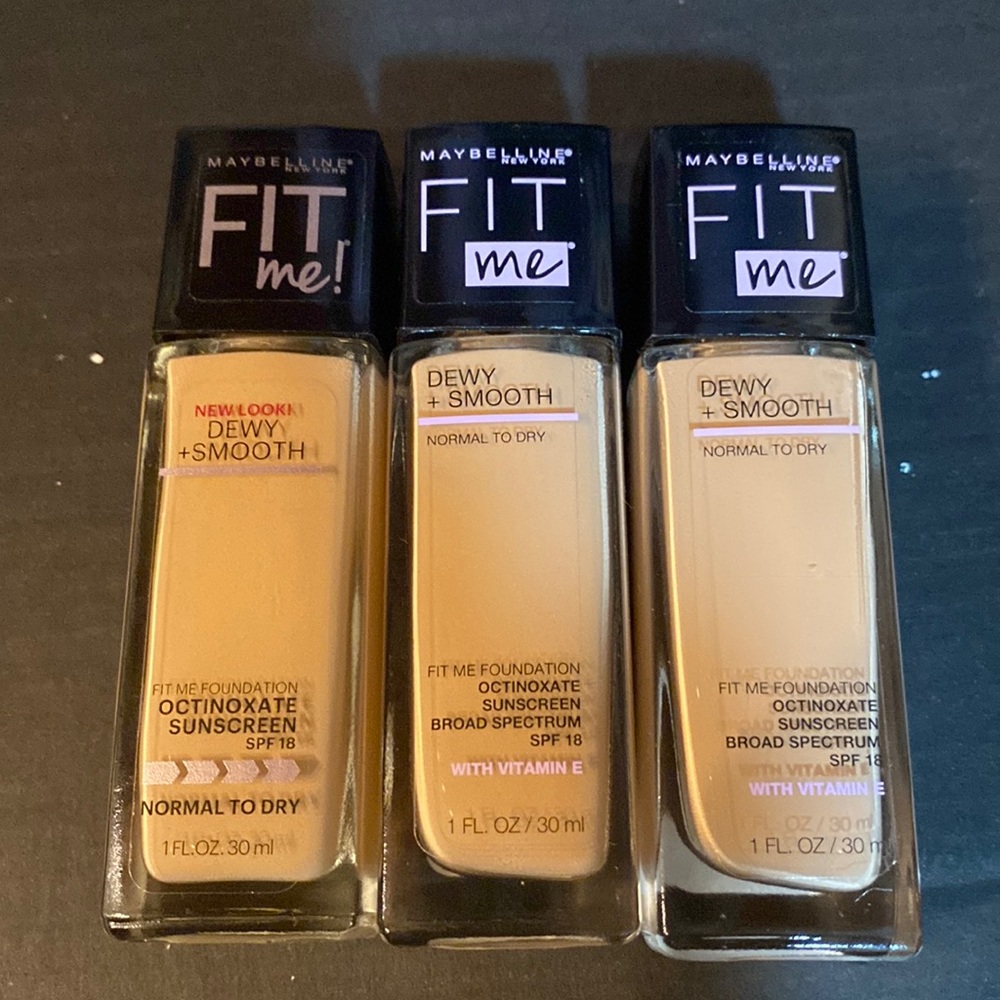 Maybelline FIT me foundation #120 (set of 3)